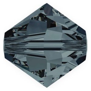 5301/5328 - 4mm Swarovski Bicone Bead - Graphite 5301/5328 - 4mm Swarovski Bicone Bead - Graphite