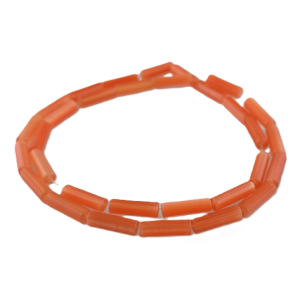 9513 - 4x13mm Tube Cat's Eye Beads (16" Strand)- Orange