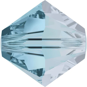 5301/5328 - 3mm Swarovski Bicone Crystal Bead - Aquamarine Satin 5301/5328 - 3mm Swarovski Bicone Crystal Bead - Aquamarine Satin