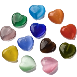 6mm Puff Hearts
