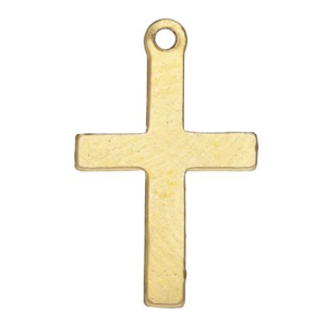 12202- 14K Gold Filled 10.0x16.0mm Cross Charm 12202- 14K Gold Filled 10.0x16.0mm Cross Charm