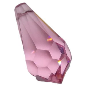 6000 - 15x7.5mm Swarovski Crystal Drop Pendants - Light Rose 6000 - 15x7.5mm Swarovski Crystal Drop Pendants - Light Rose