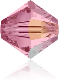 5301/5328 - 4mm Swarovski Bicone Bead - Light Rose AB 5301/5328 - 4mm Swarovski Bicone Bead - Light Rose AB
