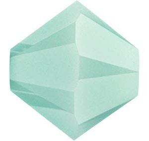5301/5328 - 4mm Swarovski Bicone Bead - Mint Alabaster 5301/5328 - 4mm Swarovski Bicone Bead - Mint Alabaster