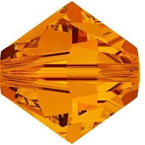 5301/5328 - 4mm Swarovski Bicone Bead - Sun 5301/5328 - 4mm Swarovski Bicone Bead - Sun