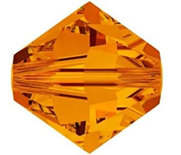 5301/5328 - 4mm Swarovski Bicone Bead - Sun 5301/5328 - 4mm Swarovski Bicone Bead - Sun