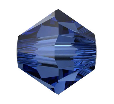 5301/5328 - 4mm Swarovski Bicone Bead - Dark Sapphire 5301/5328 - 4mm Swarovski Bicone Bead - Dark Sapphire