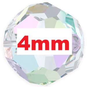 #5000 - 4mm Swarovski Round Crystal Bead Factory Pack
