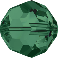 #5000 - 10mm Swarovski Round Crystal Bead - Emerald