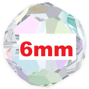 #5000 - 6mm Swarovski Round Crystal Bead Factory Pack