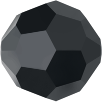 #5000 - 4mm Swarovski Round Crystal Bead - Jet Hematite #5000 - 4mm Swarovski Round Crystal Bead - Jet Hematite