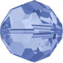 #5000 - 10mm Swarovski Round Crystal Bead - Light Sapphire #5000 - 10mm Swarovski Round Crystal Bead - Light Sapphire