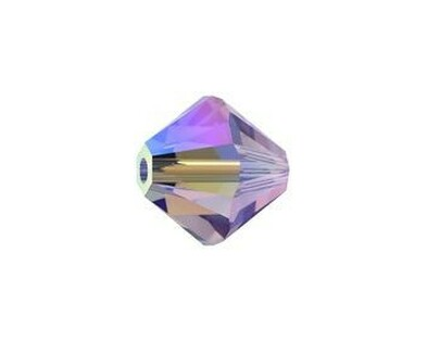 5301/5328 - 4mm Swarovski Bicone Bead - Tanzanite AB2X 5301/5328 - 4mm Swarovski Bicone Bead - Tanzanite AB2X