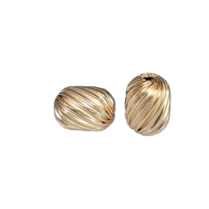 212 - 5x7mm Gold Filled Twisted Fancy Bead 212 - 5x7mm Gold Filled Twisted Fancy Bead