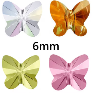 # 5754 - 6mm Swarovski Butterfly Crystal Bead - Factory Pack