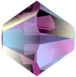 5301/5328 - 4mm Swarovski Bicone Bead - Amethyst Shimmer 2X 5301/5328 - 4mm Swarovski Bicone Bead - Amethyst Shimmer 2X
