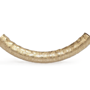 445 - 5x37mm Gold Filled Curved Tube 445 - 5x37mm Gold Filled Curved Tube