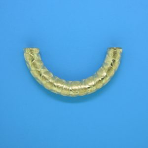 466 - 5x30mm Gold Filled Curved Tube 466 - 5x30mm Gold Filled Curved Tube