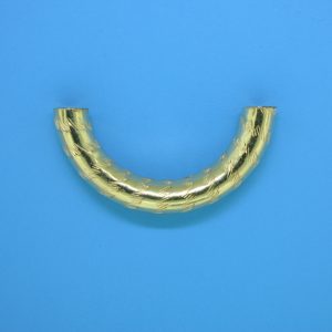 467 - 5x30mm Gold Filled Curved Tube 467 - 5x30mm Gold Filled Curved Tube