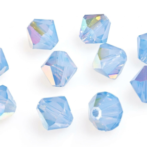 5301/5328 - 6mm Swarovski Bicone Crystal Bead - Air Blue Opal AB 5301/5328 - 6mm Swarovski Bicone Crystal Bead - Air Blue Opal AB