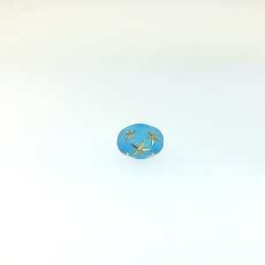 9025 – 8x11mm Oval Star Beads – Aquamarine 9025 – 8x11mm Oval Star Beads – Aquamarine