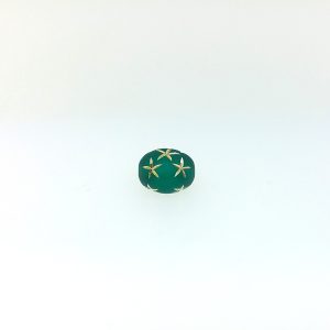 9025 – 8x11mm Oval Star Beads – Emerald 9025 – 8x11mm Oval Star Beads – Emerald