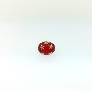 9025 – 8x11mm Oval Star Beads – Light Siam 9025 – 8x11mm Oval Star Beads – Light Siam