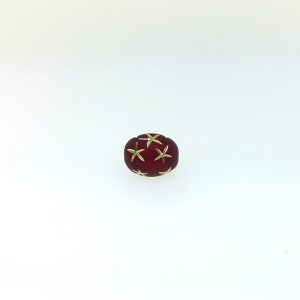 9025 – 8x11mm Oval Star Beads – Siam 9025 – 8x11mm Oval Star Beads – Siam