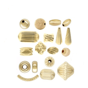 Gold Filled Design Beads