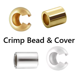 Gold Filled & Silver Crimp Beads and Cover