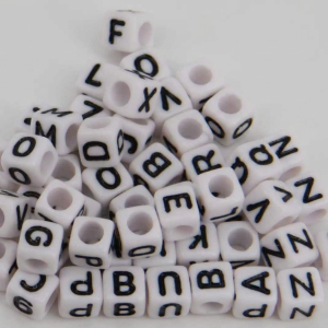 Plastic Alphabets - 5mm
