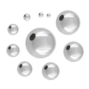 Sterling Silver Plain Round Bead