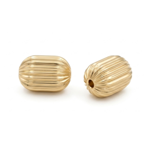 138 - 8x12mm Gold Filled Fancy Bead 138 - 8x12mm Gold Filled Fancy Bead