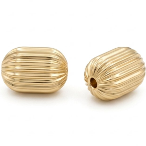 138 - 8x12mm Gold Filled Fancy Bead 138 - 8x12mm Gold Filled Fancy Bead